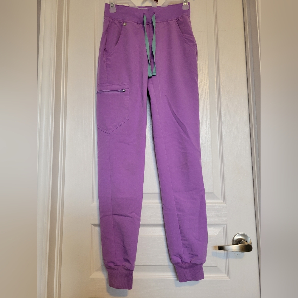 Figs Purple Scrub Jogger Pants
